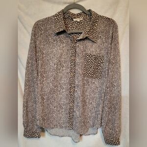 Mystree Women's Button-down Top Size Large